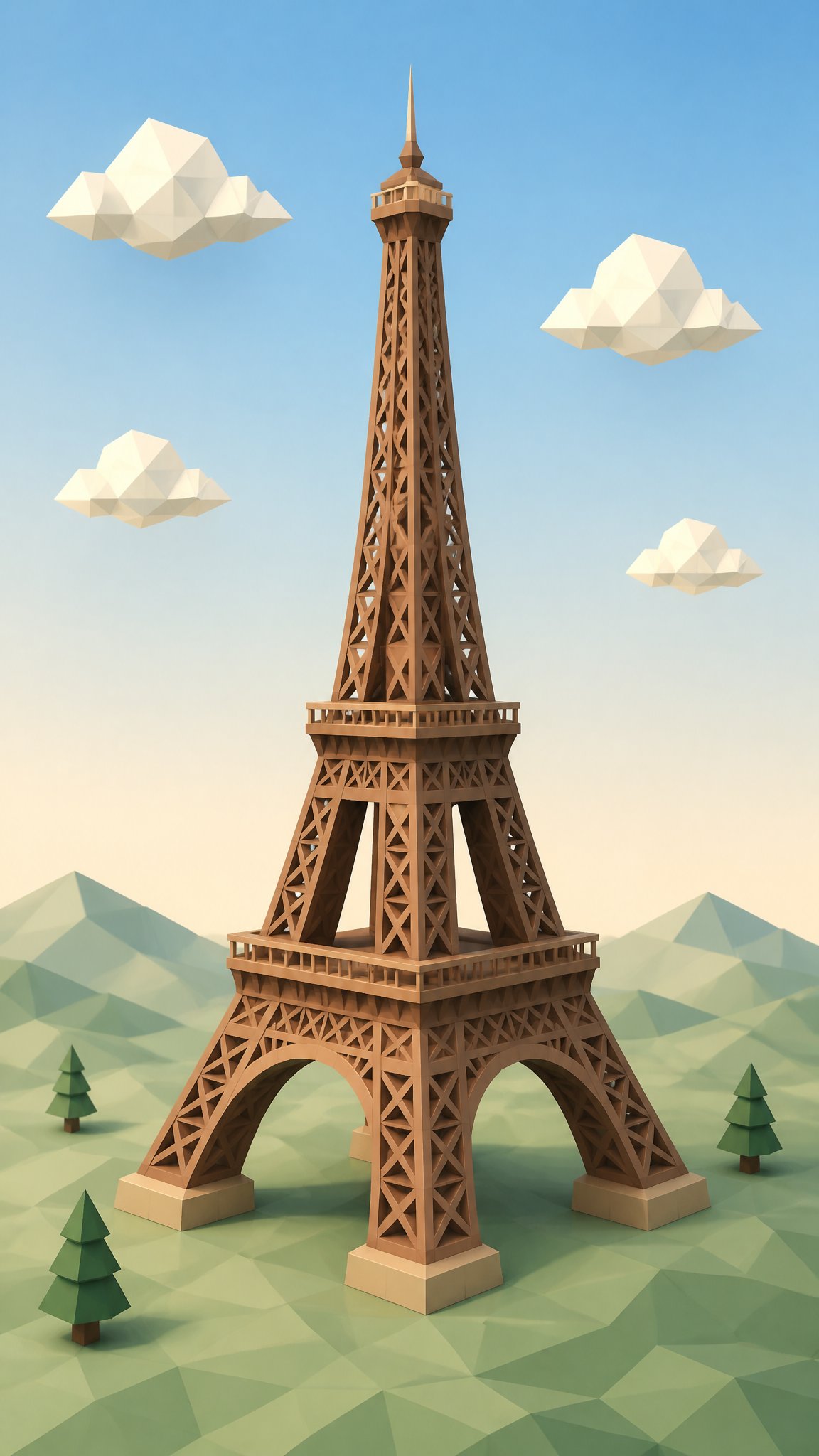 Eiffel Tower — KlugKids flashcard front, tap to flip